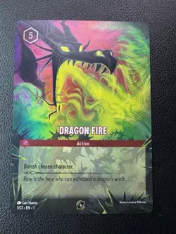 Dragon Fire (1/C1) - Disney Lorcana Promo Cards (DLPC) FOIL - Image 2