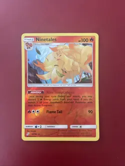 Ninetales 16/181 Sm-Team Up Reverse Holo Pokemon Card - Image 1