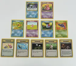 Nintendo Pokemon Vintage Base Set 1st Edition Non-Holo Card 11x Lot-1999 - Image 1