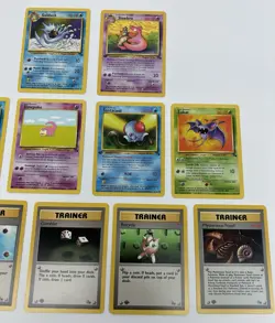Nintendo Pokemon Vintage Base Set 1st Edition Non-Holo Card 11x Lot-1999 - Image 4