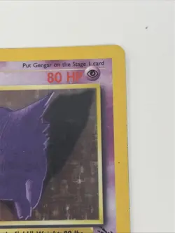 Pokemon Gengar 5/62 Fossil Holo Card 1999 WOTC Unlimited LP - Image 3