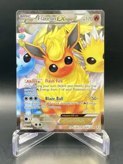 Flareon ex RC28/RC32 Generations: Radiant Collection Full Art Pokemon Card - Image 1