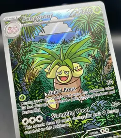 Exeggutor 135/132 Mega Evolution Illustration Rare Full Art Holo Pokemon Card NM - Image 3