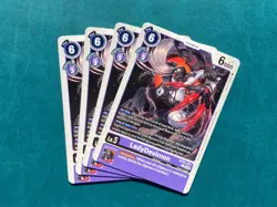 LadyDevimon BT15-077 Playset Exceed Apocalypse Digimon Card x4 - Image 1