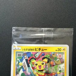 [ Sealed ] Pokemon Card Mischievous Pichu 214/S-P Graniph & Hajime Syacho Promo - Image 3