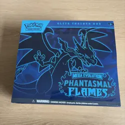 Pokemon TCG Mega Evolution Phantasmal Flames Elite Trainer Box ETB Sealed NEW - Image 1