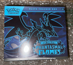 Pokemon TCG Mega Evolution Phantasmal Flames Elite Trainer Box ETB — New Sealed - Image 1