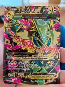 M Rayquaza EX (105 Full Art) 105/108 Roaring Skies Holo - Image 1