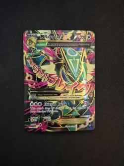 M Rayquaza Ex 105/108 LP - Full Art Ultra Rare Holo - XY Roaring Skies - Image 1