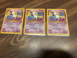 SET OF 3 -Pokemon Mew #8 WoTC Black Star Promo CARD - Image 1