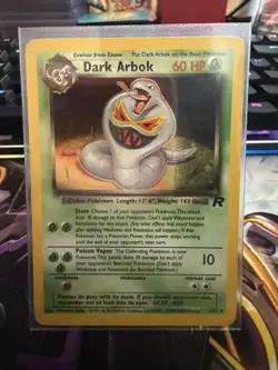 Dark Arbok - 2/82 - Pokemon Team Rocket Unlimited Holo Rare Card WOTC LP - Image 2