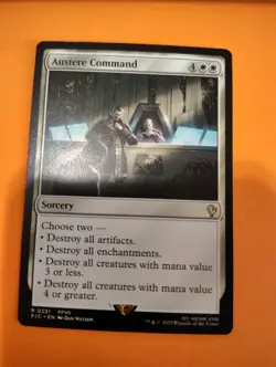 Austere Command Magic the Gathering Card Final Fantasy Commander - Image 1