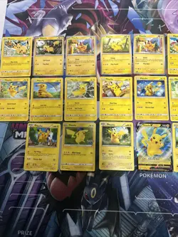 25 Different Pikachu Pokemon TCG Card Lot - Sun & Moon XY + More - Image 2