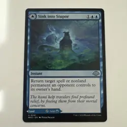 MTG Modern Horizons 3 Sink into Stupor #241 Uncommon English Magic Card NM - Image 1