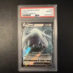 PSA 10 Lugia V Silver Tempest Holo SWSH Pokemon Card 2022 138/195 - Image 1