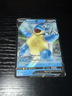 Blastoise V SWSH101 Black Star Promo Pokemon Sword & Shield Ultra Rare NM/M Card - Image 1
