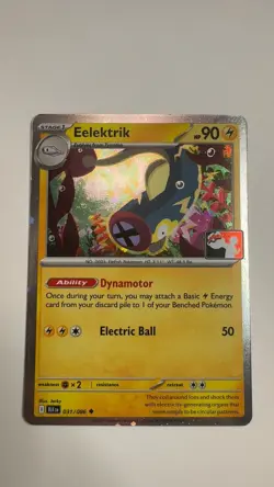 EELEKTRIK 031/086 HOLO UNCOMMON PRIZE PACK SERIES CARDS POKEMON NEAR MINT - Image 1
