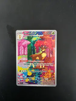 Pokemon TCG Temporal Forces Sawsbuck 166/162 Holo Full Art Illustration Rare NM - Image 1