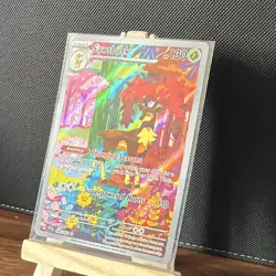 Pokemon TCG Sawsbuck 166/162 Sv05 Temporal Forces Illustration Rare Holo NM - Image 2