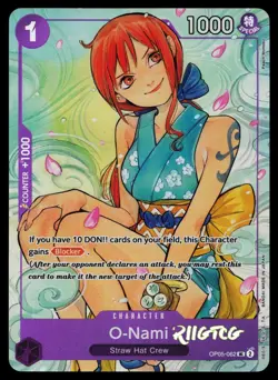 O-Nami (Illustration Box Vol.1) OP05-062 One Piece Promo Foil NM One Piece - Image 1