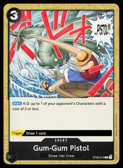 Gum-Gum Pistol ST08-015 Starter Deck 8: Monkey.D.Luffy One Piece Near Mint - Image 1