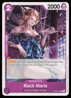 Black Maria (Tournament Pack Vol. 2) ST04-011 One Piece Promo - Image 1