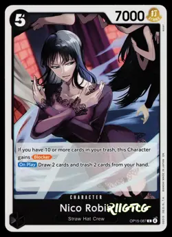 Nico Robin OP15-087 Adventure on Kami's Island One Piece NM - Image 1