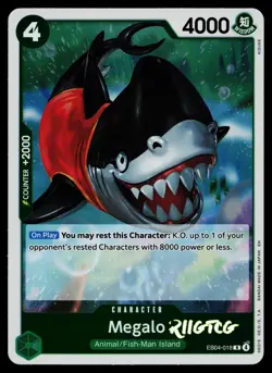 Megalo EB04-018 The Azure Sea's Seven One Piece NM - Image 1