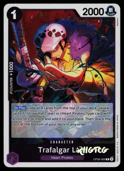 Trafalgar Law (Reprint) OP09-069 Premium Booster -The Best- Vol. 2 One Piece NM - Image 1