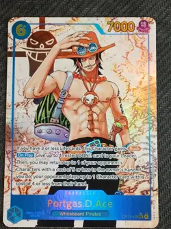 Portgas.D.Ace (119) (Parallel) OP13-119 Carrying On His Will Foil - Image 1
