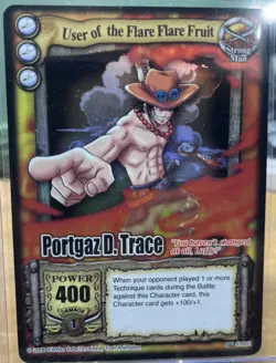 2006 One piece CCG - Portgaz D. Trace (Ace) SR holo - Image 1