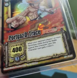 2006 One piece CCG - Portgaz D. Trace (Ace) SR holo - Image 3