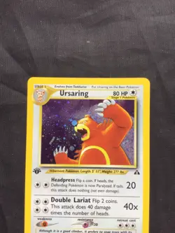 Pokemon Cards: Neo Discovery 1st Edition Rare Holo: Ursaring 15/75 - Image 2
