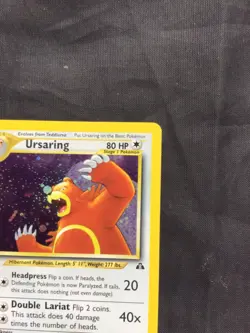 Pokemon Cards: Neo Discovery 1st Edition Rare Holo: Ursaring 15/75 - Image 4