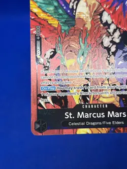 One Piece Carrying On His Will St Marcus Mars OP13-091 Alternate Alt Art Rare NM - Image 5