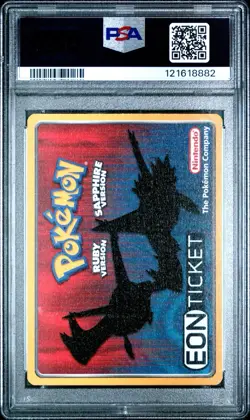 2003 POKEMON E CARD PROMO EON TICKET PROMO PSA 8 NM-MINT - Image 3