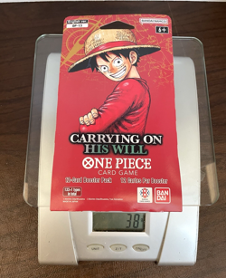 One Piece OP-13 CARRYING ON HIS WILL Sleeved Booster Pack - Heavy - 38g - Image 1