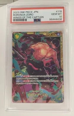 2022 One Piece Japanese Roronoa Zoro Wings of the Captain PSA 10 - Image 1