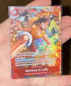 One Piece CCG Monkey D Luffy OP-16-015 Mint Condition English - Image 1