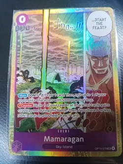 One Piece CCG Mamaragan OP15-078 Adventure on Kami's Island Foil. PLAYABLE.💎💎 - Image 1