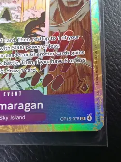 One Piece CCG Mamaragan OP15-078 Adventure on Kami's Island Foil. PLAYABLE.💎💎 - Image 4