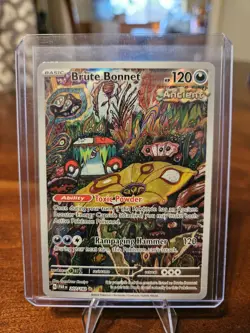 Brute Bonnet 207/182 SV Paradox Rift Illustration Rare Holo Pokemon Card Mint NM - Image 1