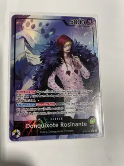 One Piece Legacy of the Master: Donquixote Rosinante OP12-061 Alt Art Leader - Image 1