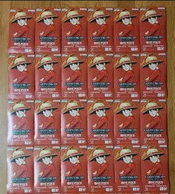 One Piece OP-13 Carrying On His Will 24x SLEEVED BOOSTER PACK LOT - Image 1