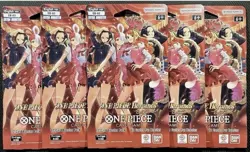 ONE PIECE Heroines EB-03 Lot x 5 Sleeved Booster pack English Unopened In-hand - Image 1
