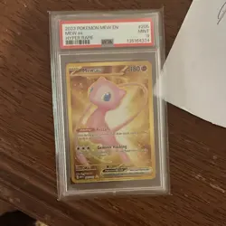 PSA 9 Mew ex 205/165 Hyper Rare Holo SV 151 English 2023 Pokemon TCG - Image 1