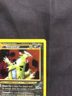 Pokemon Cards: Neo Discovery Rare Holo: Tyranitar 12/75 - Image 4