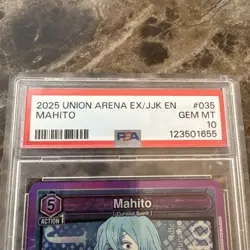 Jujutsu Kaisen Union Arena Mahito SR PSA 10! Super Rare English version! PSA 10 - Image 2