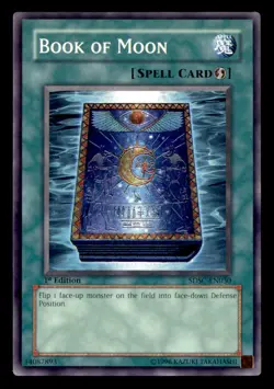Book of Moon SDSC-EN030 Yu-Gi-Oh 1st Edition NM - Image 1