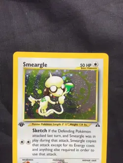 Pokemon Cards: Neo Discovery 1st Edition Rare Holo: Smeargle 11/75 - Image 2